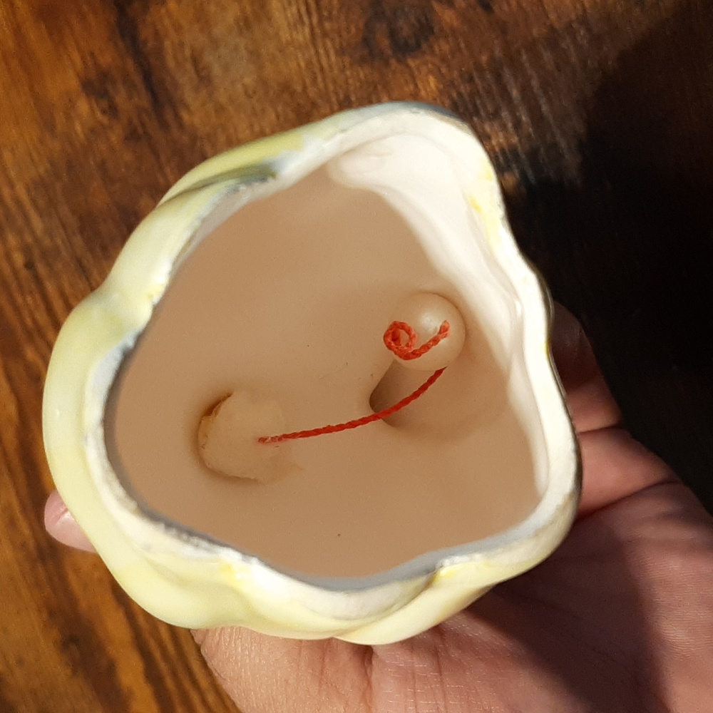 Porcelain Tulip Snowdrop Bell Flower Vintage 5 1/8" Hand Painted - Picture 8 of 9